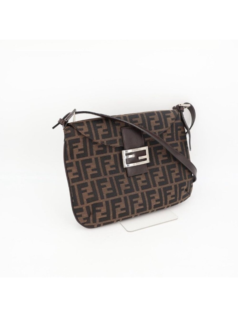 Fendi Zucca Pattern Shoulder Bag